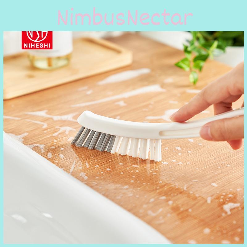 Plastic Bathroom Ergonomic Floor Brush For Tile And Grout Cleaning