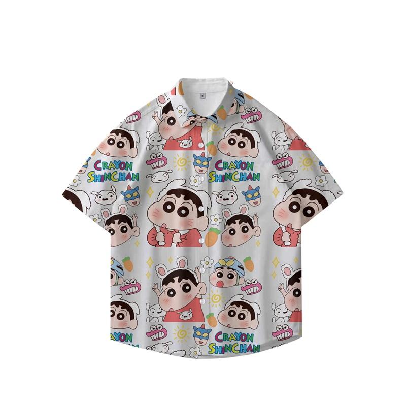 Summer seaside vacation shirt, men s all-match shirt L