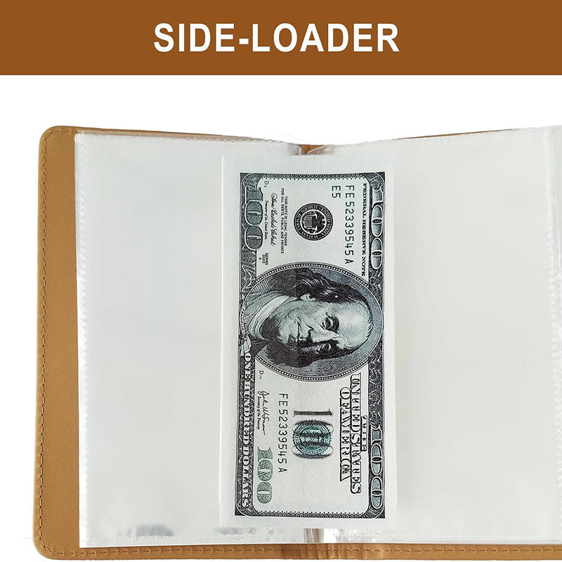 Save Money 100 Envelopes Money Saving Challeng PU Large Capacity Mini Binder Savings Challenge Waterproof With Password Lock