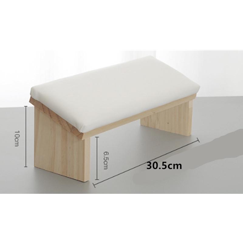 Soft Wood Nail Hand Pillow Hand Rest Hand Cushion Pillow Holder Arm Rest Nail