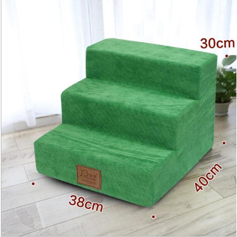 Pet Dog Cat 3 Steps Ladder Stairs Anti-slip Removable Bed Stairs Pet Products