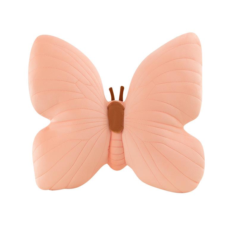 Novo Travesseiro Rosa Menina Coração Borboleta Fofo Travesseiro de Cabeceira Travesseiro Macio Travesseiro Borboleta Estilo Pastoral