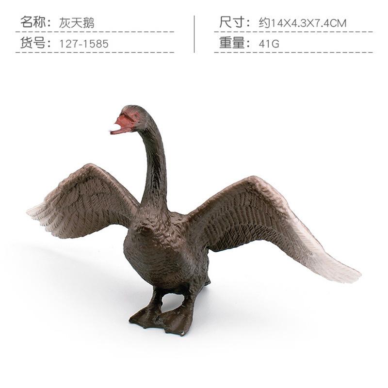 

Снежная Детализированная Сова Белоголовый Орлан Ара И Чайка ПВХ Модели Птиц Идеально Подходят Для Домашнего Декора Gray Swan