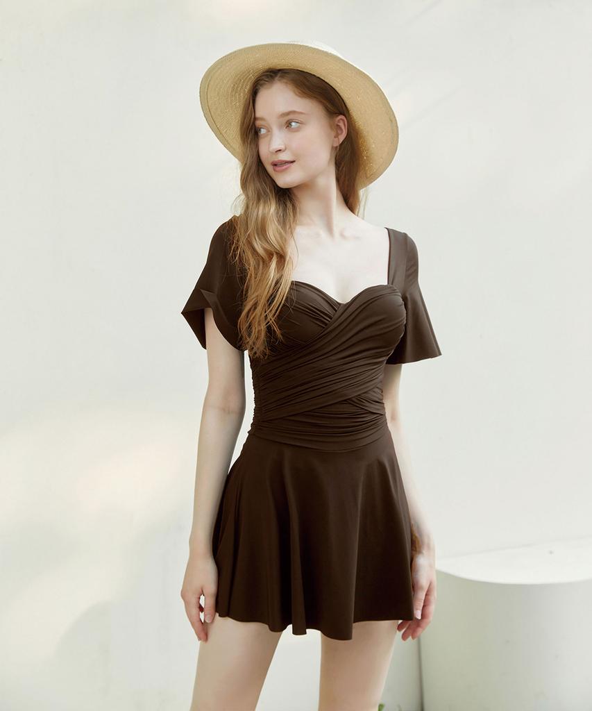 Bellodinela Aerial Swimsuit Brown