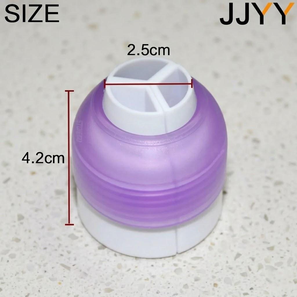 

3 Color Cake Decorating Nozzle Set Reusable Durable Easy Swirl Design Baking Tools for Home Kitchen Pastry Icing Piping Tips
