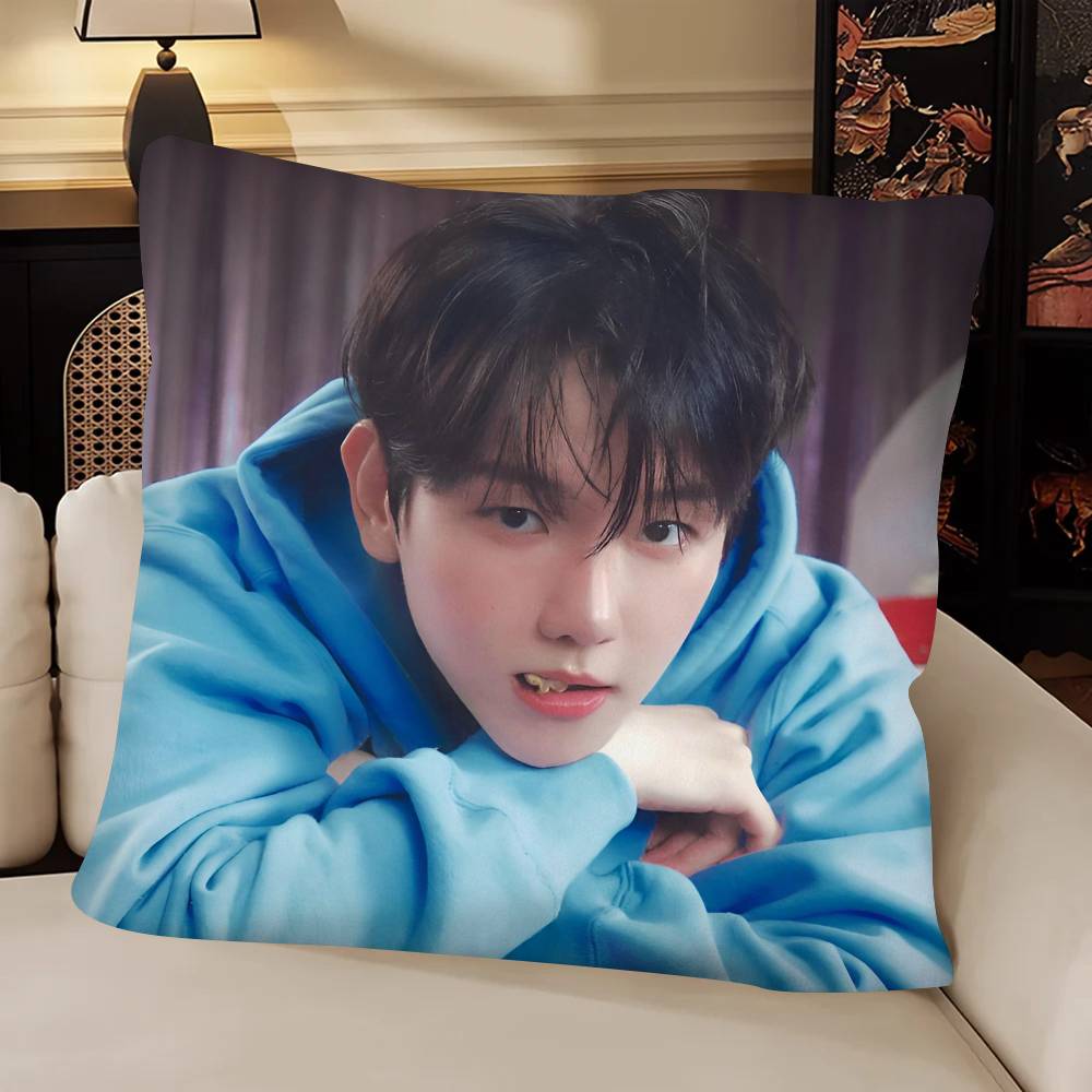 Singer BByun Baekhyun Pillow Case Fashion Square Pillowcase Bedroom Sofa Room Ins Decoration Leisure