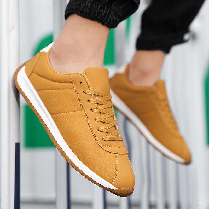 Casual Sneakers for Men Brown Fashion Sneakers Autumn Leisure Men's Running Shoes Student Comfortable Outdoor Walking Shoes 2026