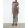 Spring New Arrival French Style Slim-Fit Evening Dress Round Neck Sleeveless Ruched Decoration Midi Skirt Dress 8312478