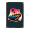 Palm Riders Metal Plaque Poster Cinema Design Cave Cinema Wall Decor Tin Sign Poster