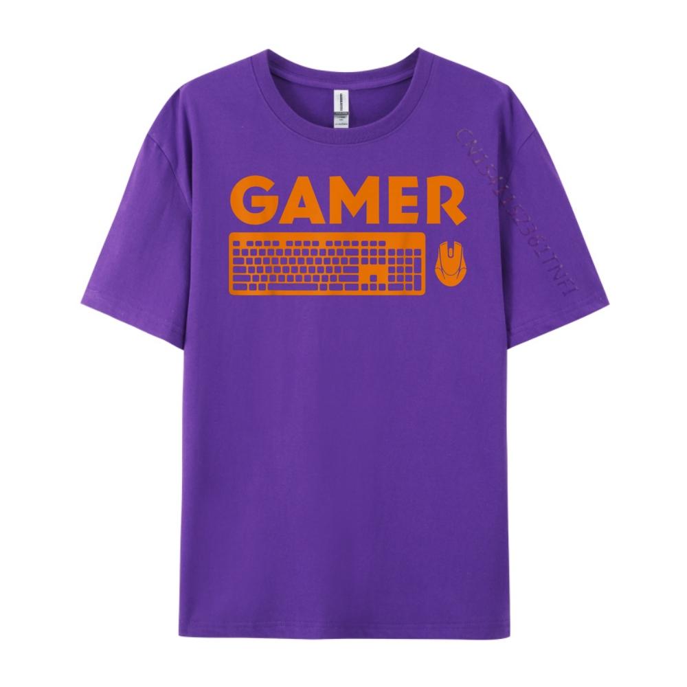 Funny Pc Gamer Keyboard Video Computer Gaming Lovers Outfit Men Graphic Tees Luxury Brand Outdoor Oversize T-shirt