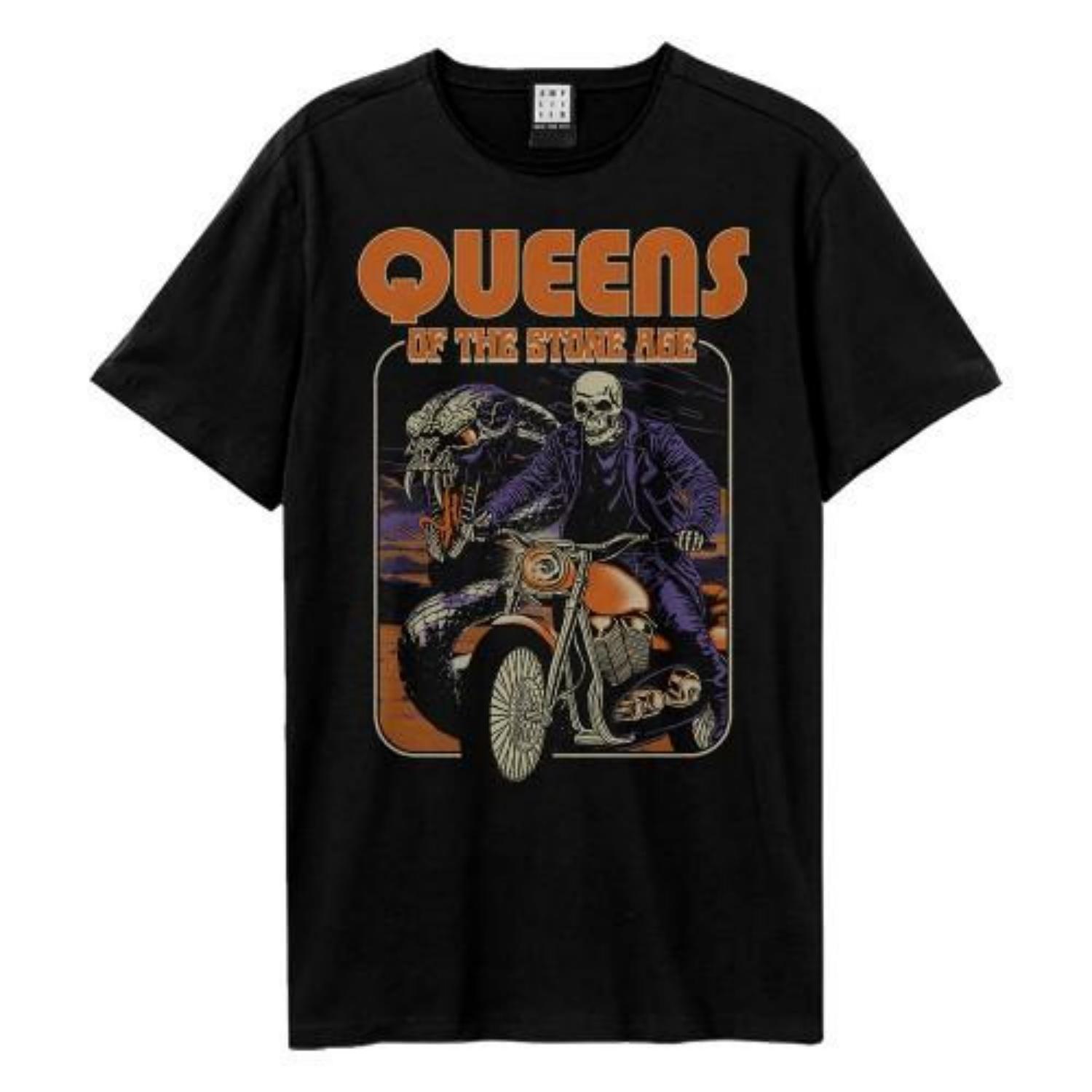 Amplified Unisex Adult Rider Queens Of The Stone Age T-Shirt S