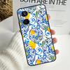Mediterranean Lemon Case For Realme C67 C55 C53 C51 C35 C33 C31 C30 C25s C21Y GT Neo 5 GT5 9 10 11 12 Pro Plus