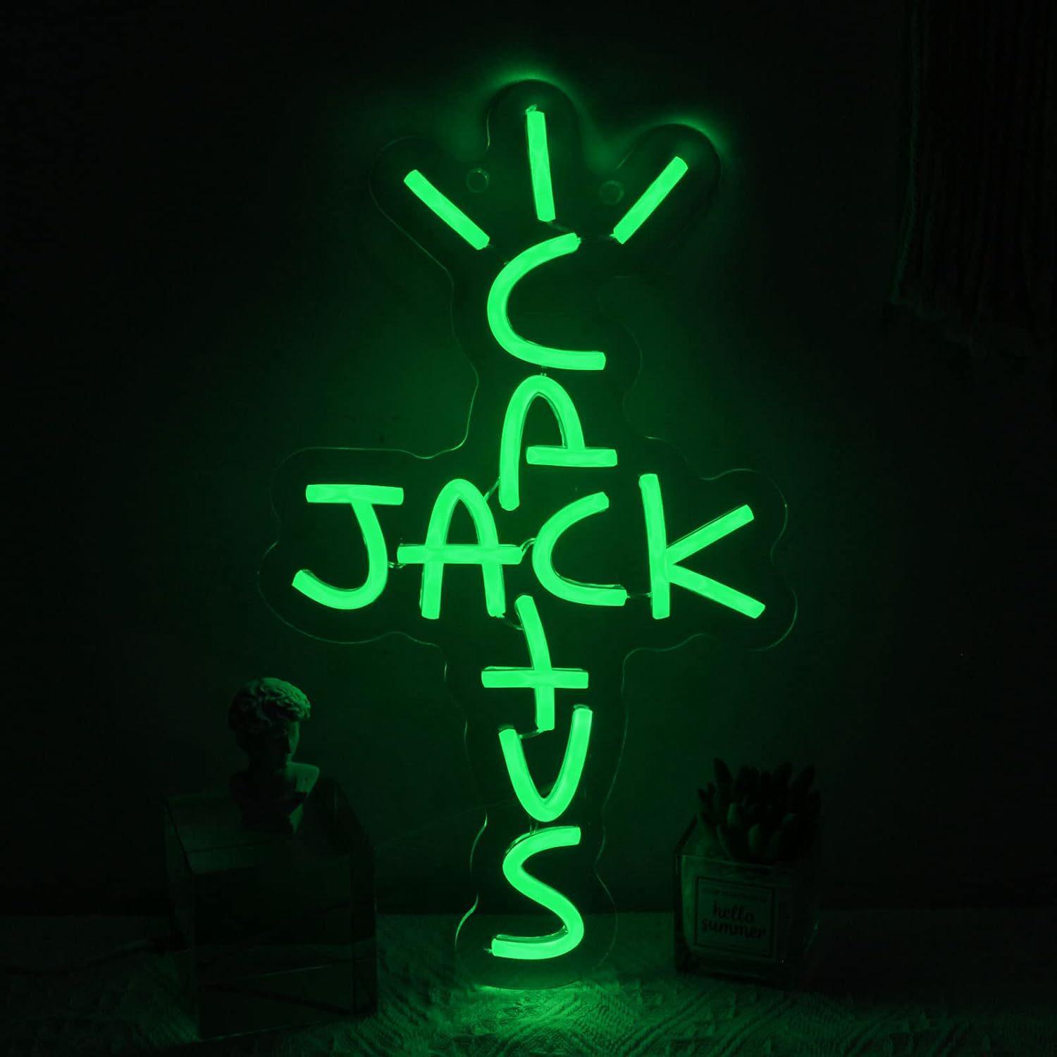 

West Coast Neon Light Art - Luminescent Hanging Sign for Bedroom, Bar, or Party зелений