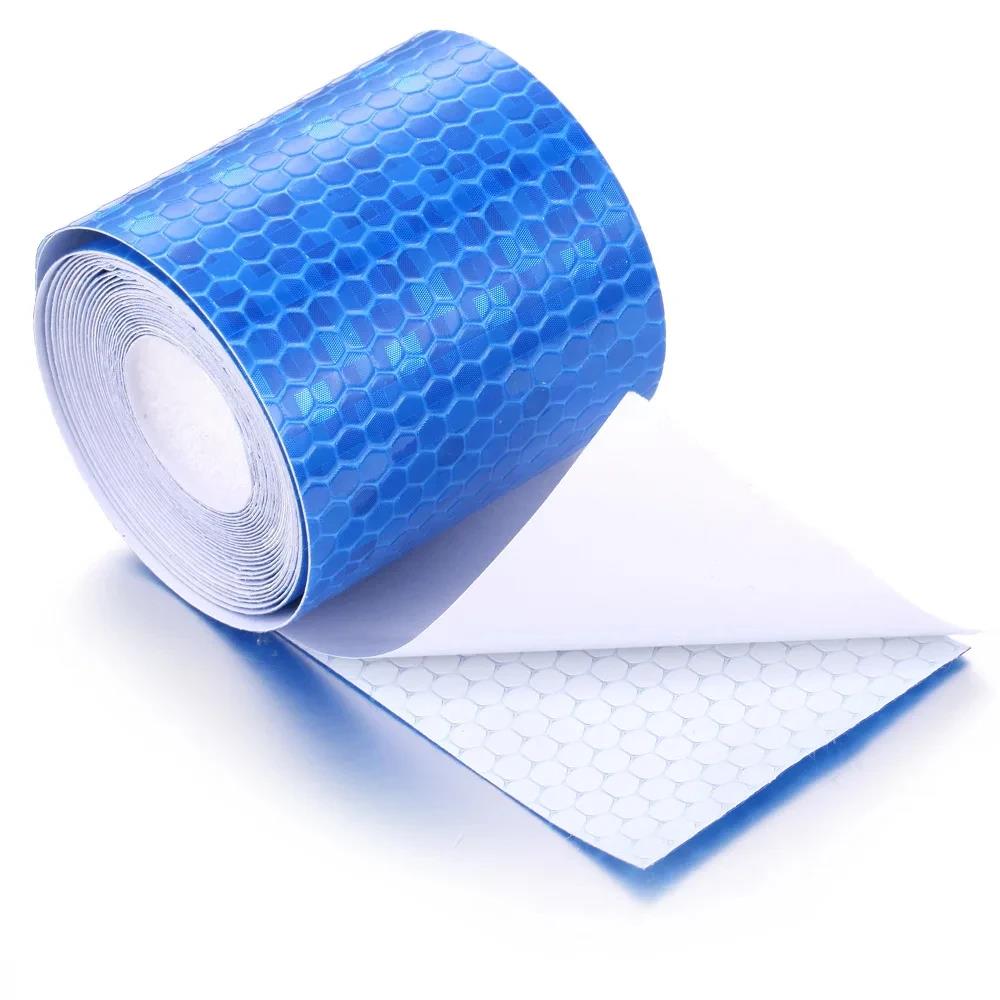 3M/1M Car Reflective Tape Auto Safety Warning Sticker Reflector Protective Tape Strip Film for Trucks Auto Motorcycle StickersPinstriping Tape 3