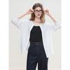 Betu Women's Round Neck 3/4 Sleeve Wrinkle-Resistant Shirt