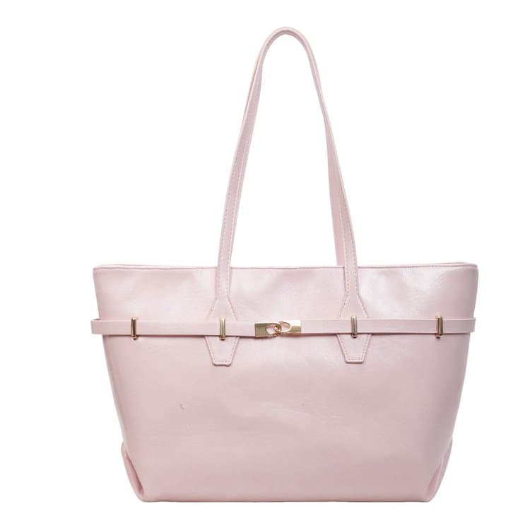 Große Kapazität Tote Bag Damen Schulter-Tote-Bag rosa