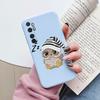 For Xiaomi Mi Note 10 Lite Case Cover Cute Cartoons Painted Soft Silicone Phone Case For Xiaomi Mi Note 10 Lite Fundas Flowers
