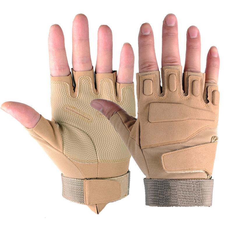Men's Boxing Special Forces Training Physical Fitness Outdoor Cycling Sports Anti slip Half Finger Tactical Gloves