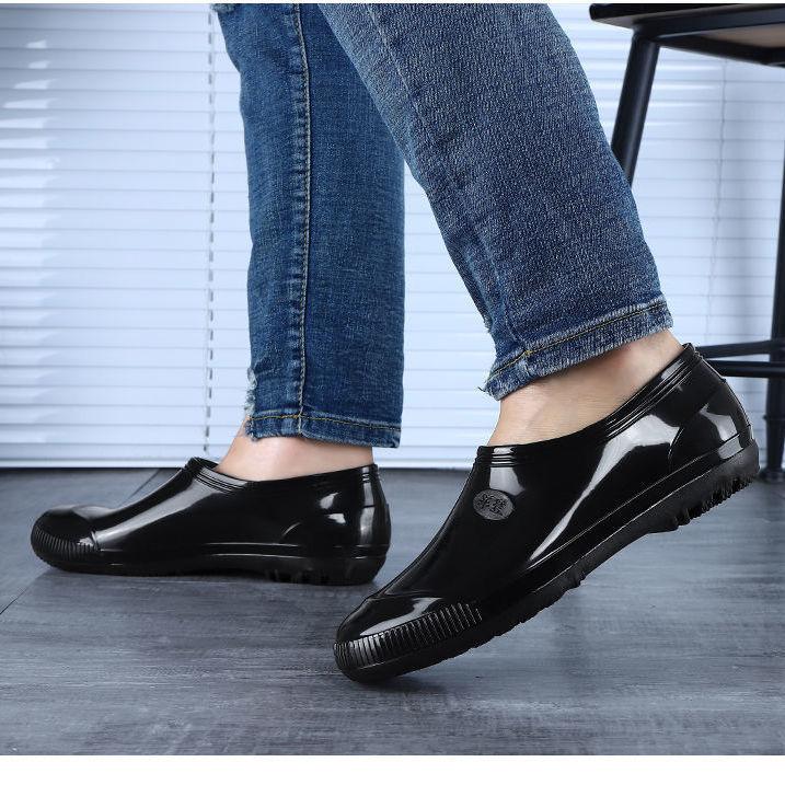 New men's low tube rain shoes men's low-top ingot rain shoes men's and women's fashion short tube