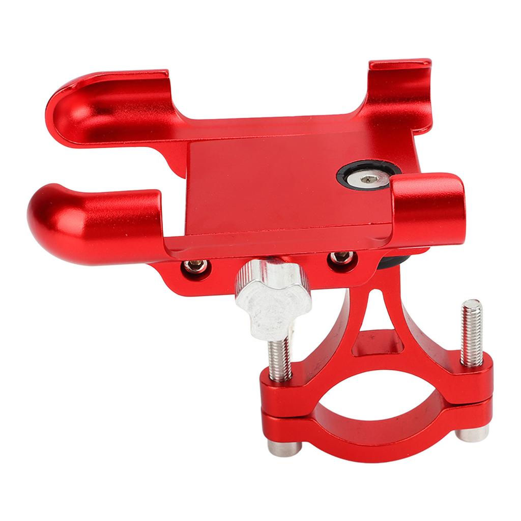 Adjustable Bike Phone Mount Aluminum Alloy Mobile Phone Clamp Holder for Outdoor Cycling