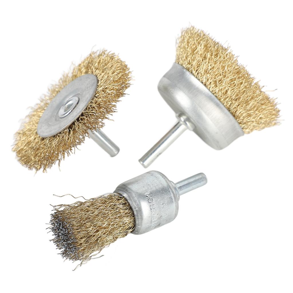 3 Buc Perie de Sârmă pentru Mașină de Găurit Electrică Oțel Inoxidabil Fără Fir Polizor Electric Perie Stilou de Sârmă pentru 4500 RPM