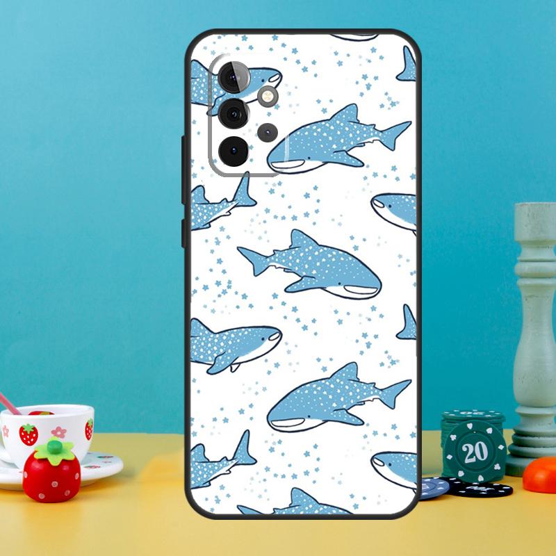 whale sharks Case For Samsung Galaxy A55 A56 A36 A54 A34 A14 A05 A16 A26 A12 A32 A52 A13 A33 A53 A15 A35