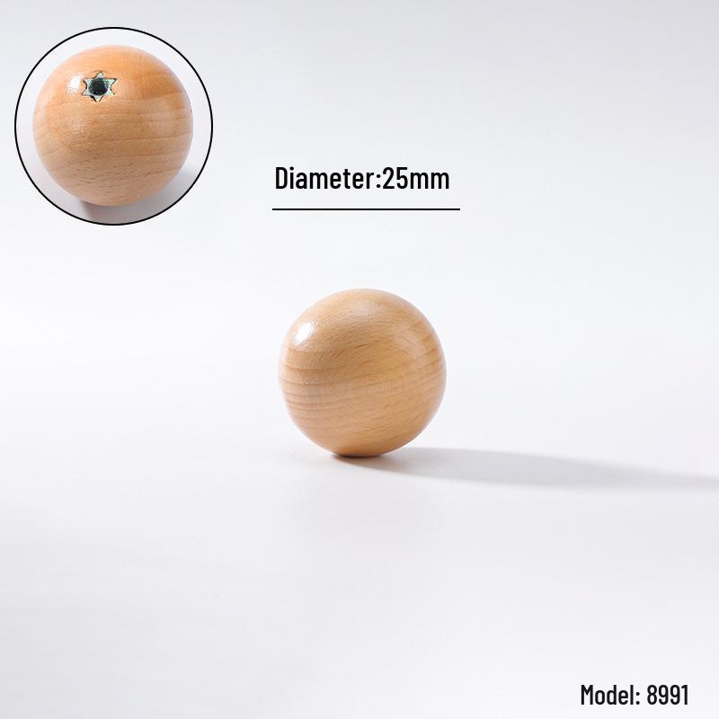 Solid Wood Cartoon Drawer Pull Knob for Children's Room