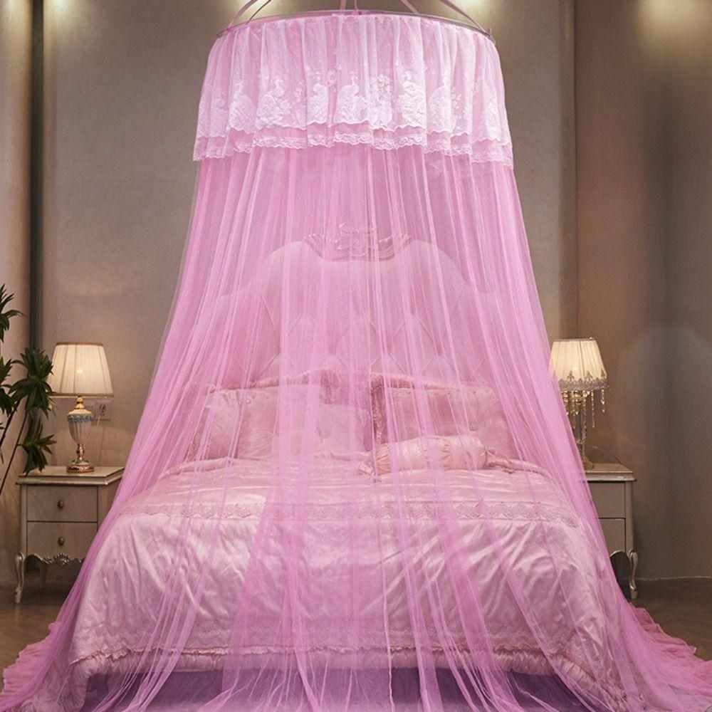 Anti-bug Dome Mosquito Net Lace Bed Canopy Practical Hanging Princess Mosquito Net  Summer