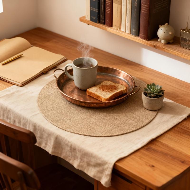 10/20 stk Runde Burlap Bordskåner Varmebestandig Jute Bordmatte Sirkel Rustikk Borddekorasjon Bryllupsmiddag Gårdshusforsyning