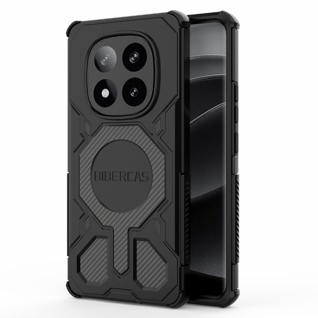 BIBERCAS J-16 Series For Xiaomi Redmi Note 14 Pro+ 5G Case Compatible with MagSafe Anti Drop TPU+PC Phone Cover