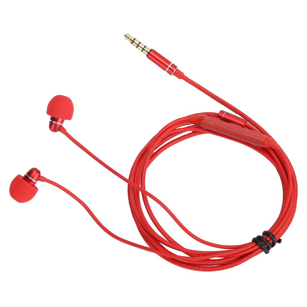 MS28 HiFi Soundproof Earphone with Mic Portable Wired Earbuds Headphone for Outdoor