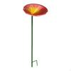 Bee Feeder on Stake, Bird Bath, Easy to Use Iron Ornament, Garden Decoration for Lawn, Yard,