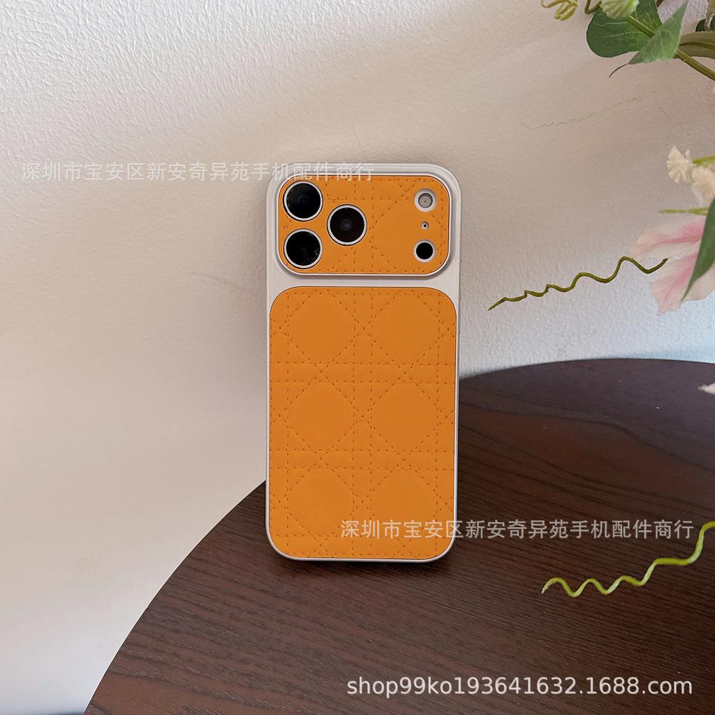 Rhombus Protective Case Is Suitable for iPhone17promax Anti-drop Apple Mobile Phone Case, Which Is Dedicated To iPhone17.