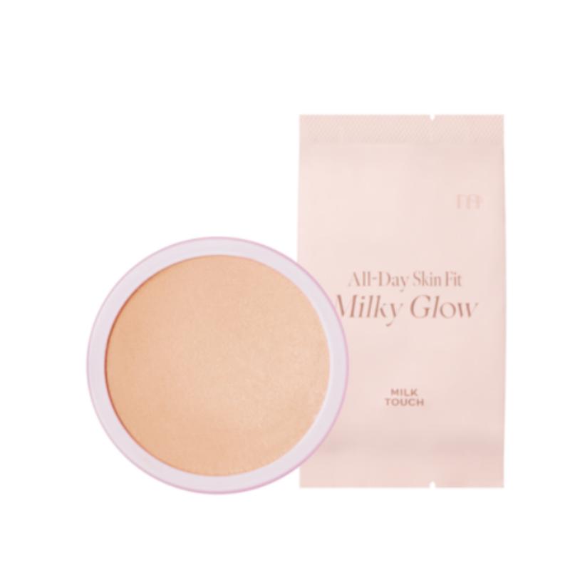 Milk Touch All-Day Skin Fit Milky Glow Cushion Logie Ivory Refill