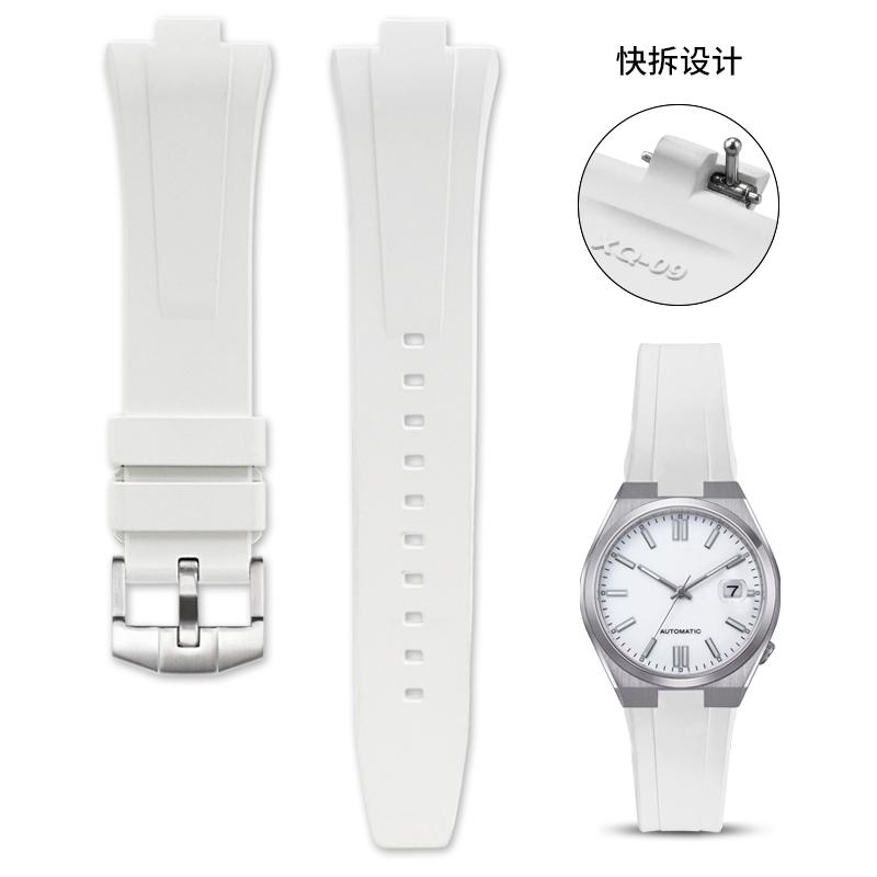 For Citizen NJ0150 NJ0151 NJ0158 Watch Fluororubber Strap FKM High Quality Watchband Men's Bracelet Quick Release Bar Wristband