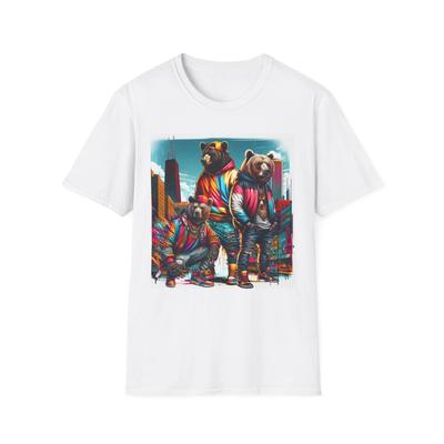 Bear Graphic T-Shirt, Fun Fashion Tee, Animal Lover Gift