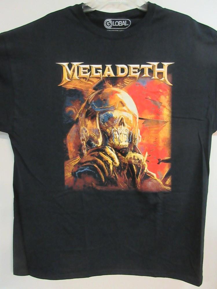 MEGADETH OFFICIAL MERCH FIGHTER 2023 BAND CONCERT MUSIC  EXTRA LARGE Unisex T-Shirt L