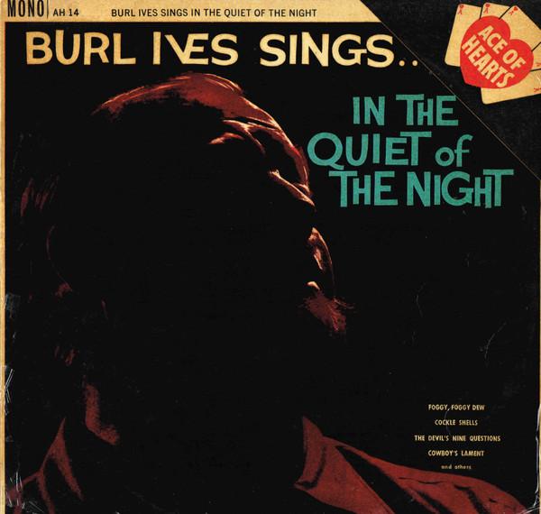 

LP Record BURL IVES - In The Quiet Of The Night AH14 Ace Of Hearts 1961 UK Folk Used