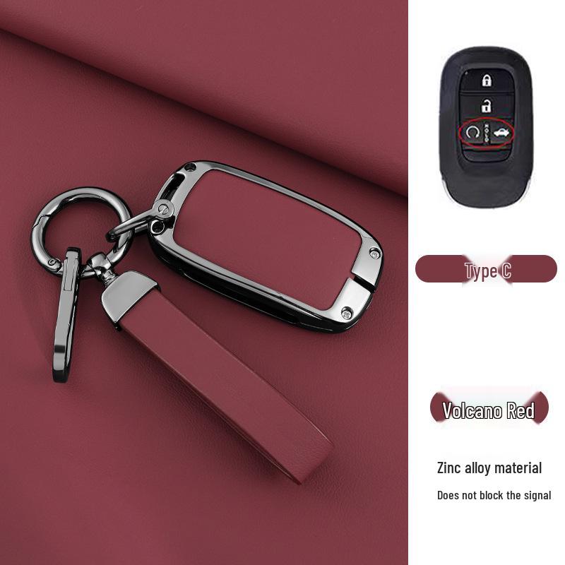 Stylish Metal Car Key Case for XRV, Fit, Vezel, URV, Fengfan, Xiangyu - Personalized Luxury Remote Shell Cover