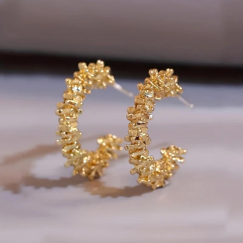 

Серьги-гвоздики Personality Simple Circle Light Luxury High-end Design для женщин