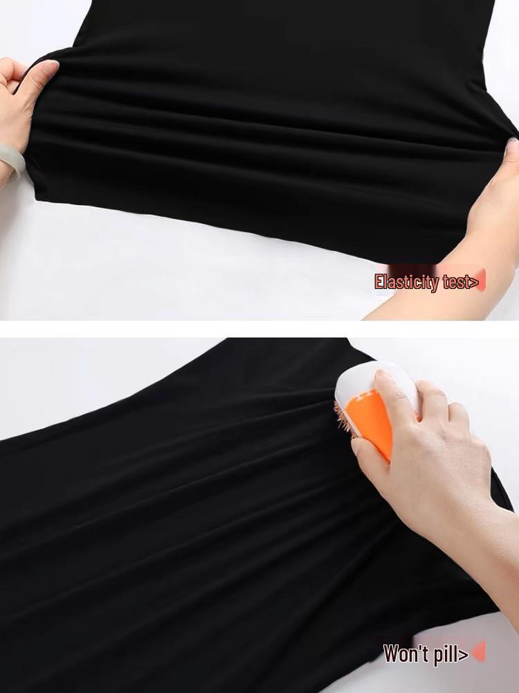 Modal High Neck Slim Fit Long Sleeve Women's Base Layer Top for Autumn/Winter Western Style