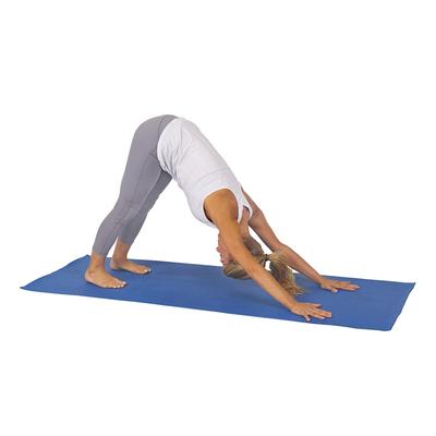 Sunny Health Fitness Dicke Breite Übungs-Yoga 031 & Rutschfeste Matte, Blau, Nr.