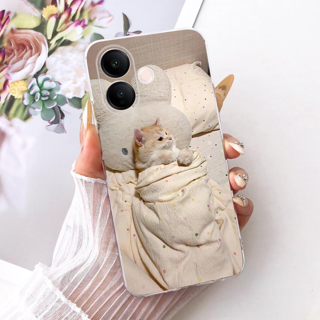 For Vivo V60 Lite 4G Case V2530 New Fashion Painted Cover Soft Slim Phone Case For Vivo V60 V 60 Lite V60Lite 5G Back Cover Bags