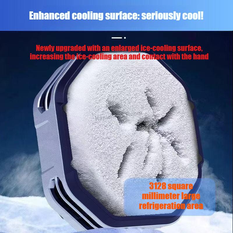 TH28 Semiconductor Phone Cooler 15V/2A High Powerful Cooling Radiator Multi Gears Adjustable Temperature Control with RGB Lights 6