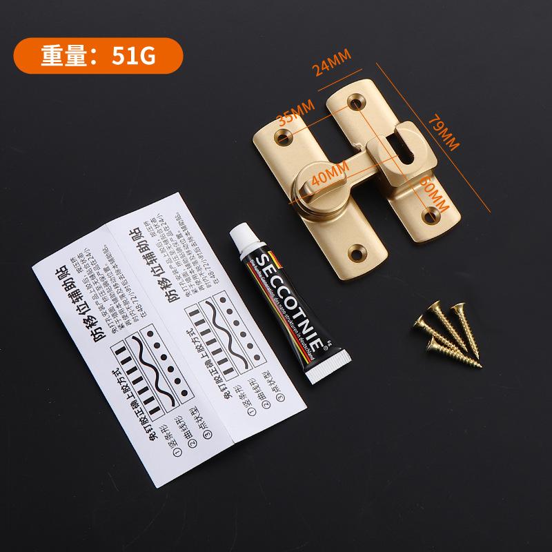 The Hotel Bathroom Doors and Windows Are Thickened with Non Perforated Aluminum Alloy Locks, Which Are Sturdy and Anti-theft