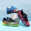 Boys and Girls Football Shoes Big Children Game Training Young Primary School Students Lace-up Velcro Sneakers 2025