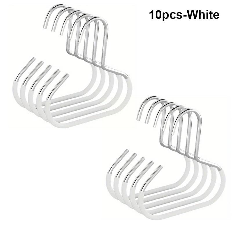 Durable Circle Ring Hat Hanger Versatile Steel Caps Round Hooks 5/10pcs Non-slip Hat Storage Hook Scarf Towel Tie Hanging Rack