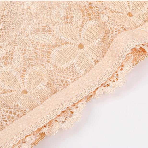 Floral Lace Panties for Women Open Crotch Free To Take Off Underwear Briefs Bow Tie Temptation Sexy Lingerie