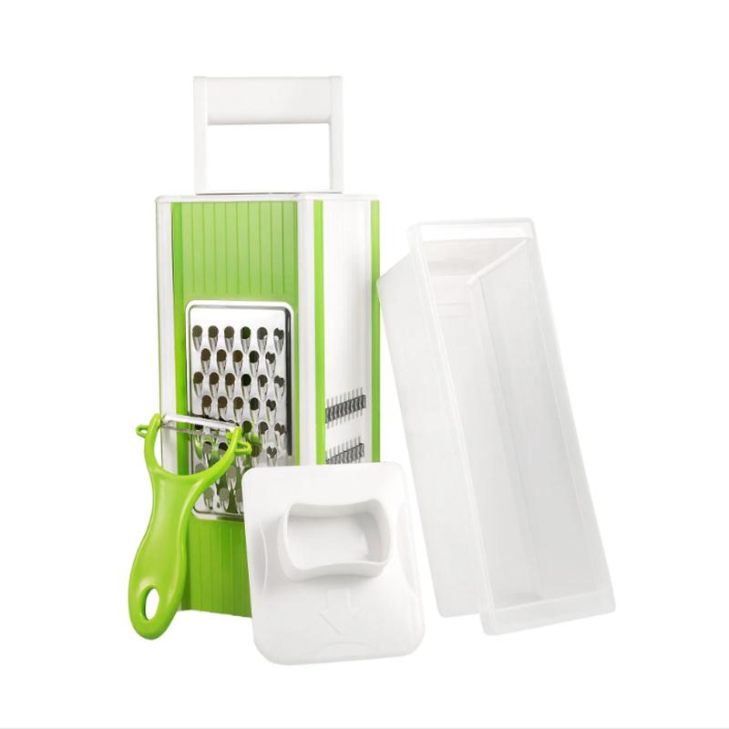 

Multi-functional Manual Stainless Steel Vegetable Cutter Slicer Household Potato and Fruit Grater Creative Kitchen Gadgets