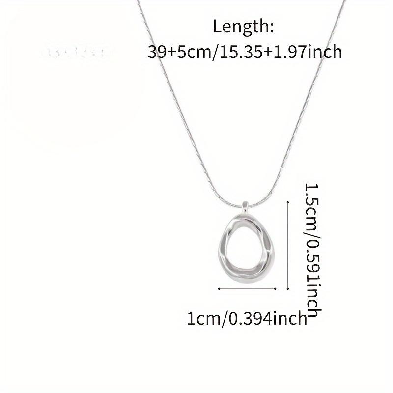 Irregular Circle Necklace, High-end Minimalist and Light Luxury Design, Perfect As A Mother's Day Gift for Girlfriends